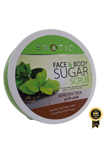 Exotic Green Tea Sugar Scrub for Face and Body 300ml
