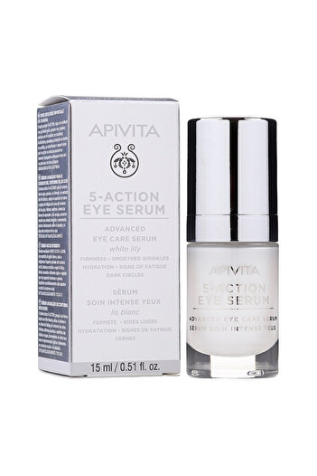 Apivita 5-Action eye serum with white lily extract, 15 ml