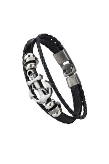 Artizan Suits Anchor leather bracelet