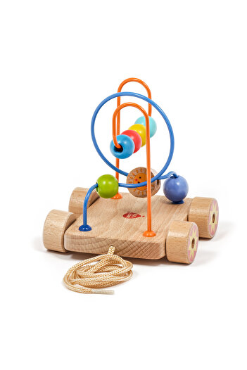 Lucy&Leo Lucy&Leo wooden pull toy, Ball track