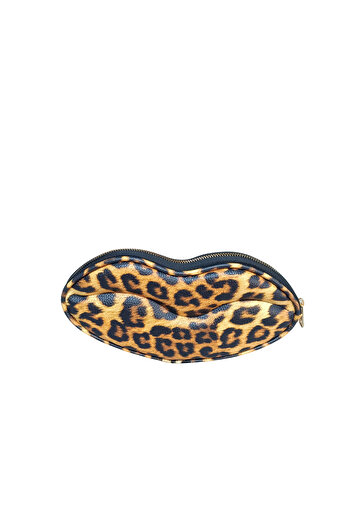 Maykis Medium Size Leopard Lip Makeup Bag