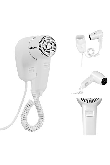 Other Uscător de păr de perete Physa PURUS 1200W pentru piscină hotelieră, alb