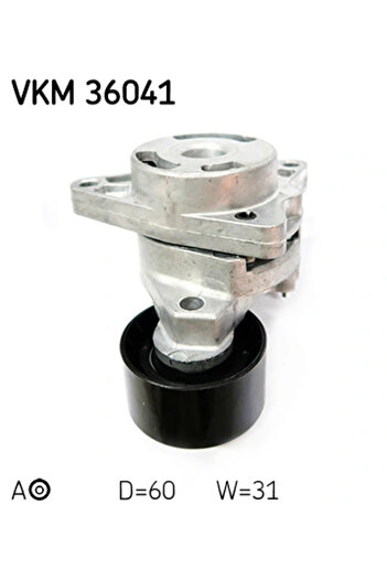 SKF Timing belt tensioner RENAULT TRAFIC II Platform/Chassis (EL) 2001-2012