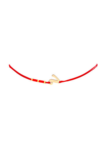 Ermara Jewelry Bracelet with initial 'V' in 14K gold