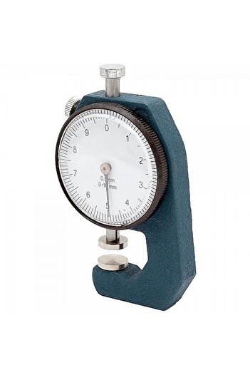 ECO Mechanical Thickness Dial Gauge 0-10 x 0.1 x 17 mm Tip B Probe Ø10 mm