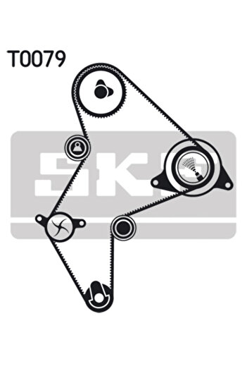 SKF Water pump + timing belt kit PEUGEOT 806 Van (AF_) 1997-2000