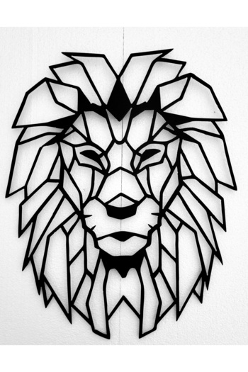 Kat Time Black metal wall decor, elegant and modern, symbolic and impactful for any space.
