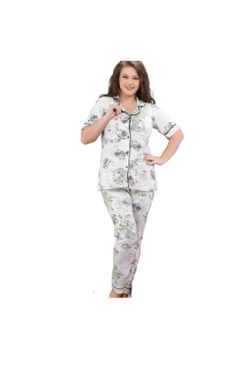 Generic Women's Oversized Cotton Pajamas - PJ 2113