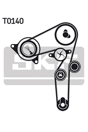 SKF Water pump + timing belt kit ALFA ROMEO 156 Sportwagon (932_) 2003-2006