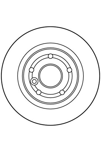 TRW Brake disc LAND ROVER RANGE ROVER II (P38A) 1994-2002