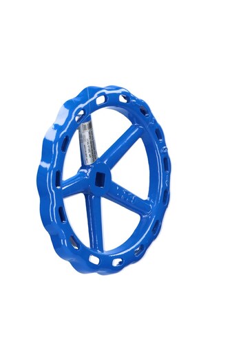 Other Valve Handwheel, 250mm, Aluminum, Blue, DN100/150