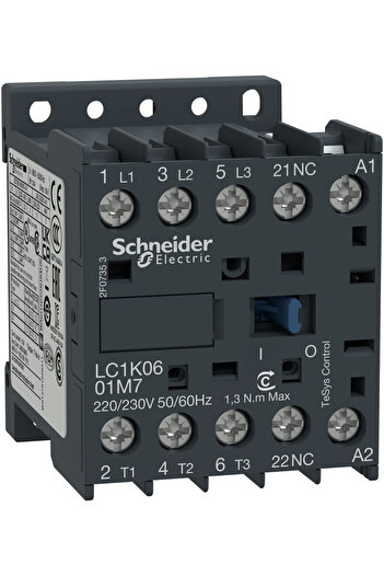 Other Power contactor TeSys K AC3 9A 3P 1NC coil 24VAC box terminals