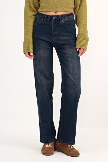 Addax Wide Leg Jean Pants Pn152