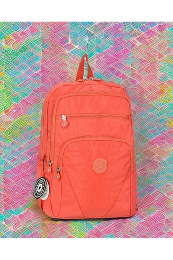 KY Multi-Compartment Orthopedic Waterproof Powder Pink Water Bottle Compartment Backpack Travel Sports Daily School Bag