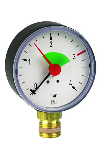 Other Heating Manometer HZ 80mm 0-4 bar Vertical