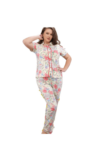 Generic Women's Oversized Cotton Pajamas - PJ 2117