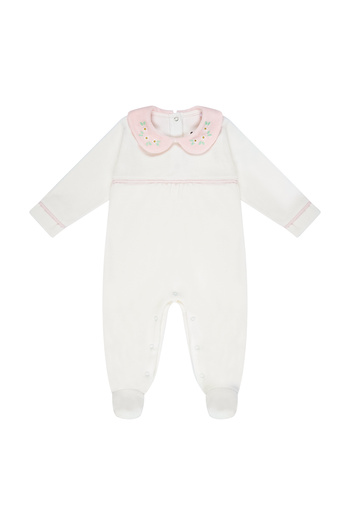 Miny Center Baby Girl Velvet Jumpsuit