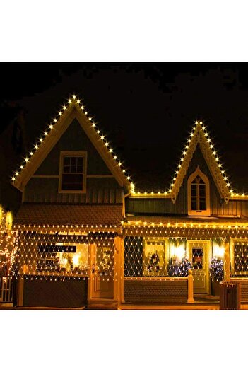 Flippy Christmas Installation, Mesh Type, IP 44, 23 x 1 m, 1120 LEDs, Warm White, 8 light effects, Transformer