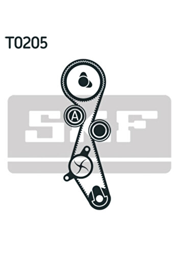 SKF Timing belt set FORD KUGA II VAN 2014-2019