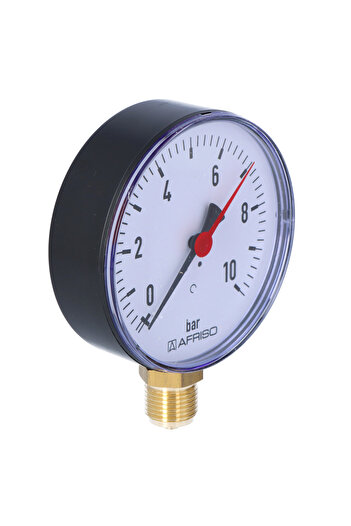 Other RF 100 RAD Heating Manometer 100mm 0-10 bar