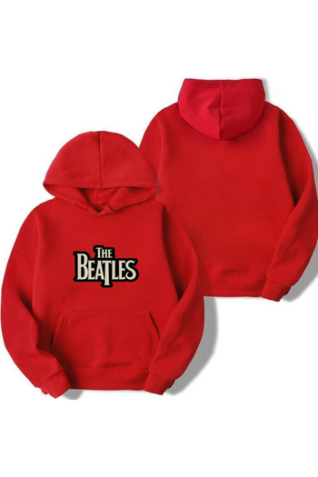Sebesta Fashion New Season the Beatles Printed 3 Yarn Cotton Hooded Sweatshirt