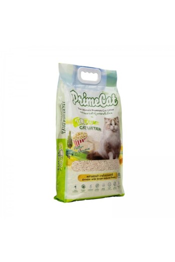 Golden cat PrimeCat Tofu Ultimate Premium Cat Litter Butter Popcorn 4.5kg (10 Litter)