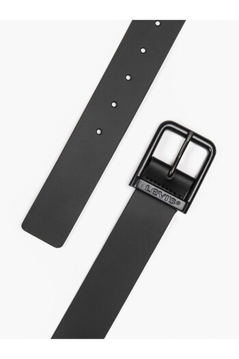Levi's Men's Cow Leather Black Belt 38019-0124