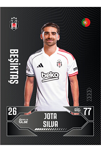 Beşiktaş حزمة إيكو - - بطاقات لاعبي كرة القدم بولس 2025/26 - 5 حزم