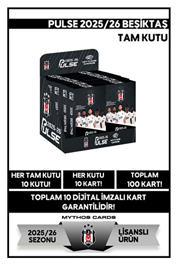 Beşiktaş بطاقات لاعبي كرة القدم من بولس 2025/26 - صندوق كامل