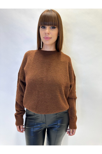 IFASTFASHION Women's sweater with a loose cut and soft texture - ideal for autumn-winter