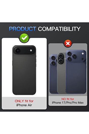 Fibaks iPhone 17 Air Compatible Shiny Gemstone Camera Protection Colorful Lens Protector Tempered Glass