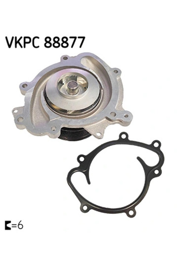 SKF Engine cooling water pump MERCEDES-BENZ E-CLASS Cabriolet (A238) 2017-2022