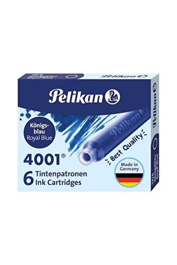 Pelikan Cartușe de cerneală 4001 TP/6, albastre, 6 buc.