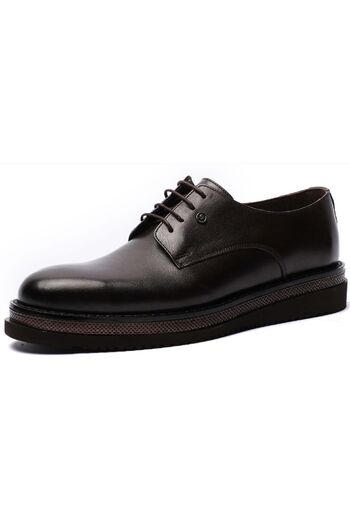Pierre Cardin 361004 Brown Eva Lace-Up Men's Shoes