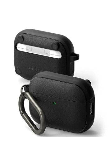 Ringke Husa AirPods Pro 3 cu carabinera Onyx Magnetic, negru