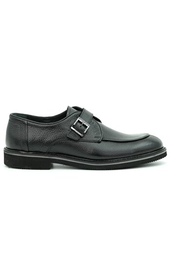 Tuna Genuine Leather Eva Sole Buckle Detailed Loafer Men's Shoes - E023