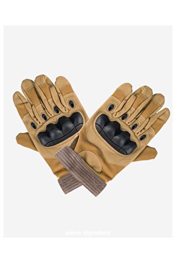 PIECE SIGNATURE Water Resistant Full Finger Polyester Motor Gloves