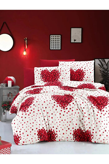 Castamere Double King Size Duvet Cover with Pillow Premium Ranforce Soft Textured