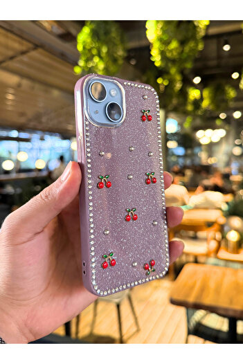 Dublin Iphone 13 - 14 compatible glittery stone glitter phone case