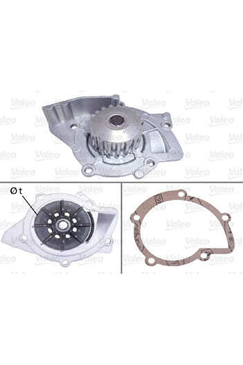 VALEO Engine cooling water pump VOLVO V60 I ​​(155) 2011-2015