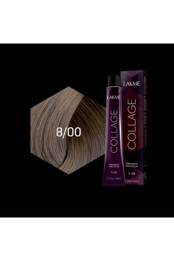 Lakme Collage Permanent Hair Color 8/00 60ml