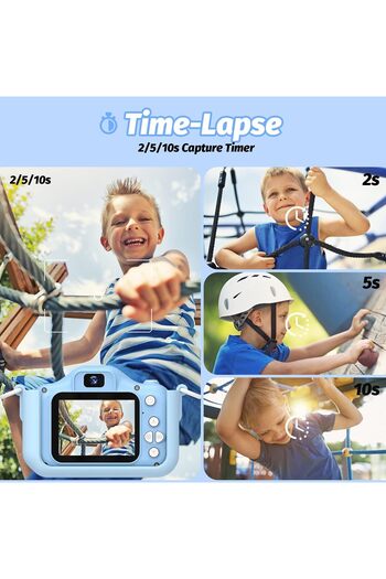 VALA Kids Camera 40 MP, Dual Front-Back Camera, Selfie Camera, Full HD 1080P, Vulpita Model, 2-inch Scree