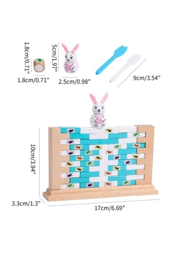 OEM Brick Wall Construction Game - Save the Bunny, 3 Years+