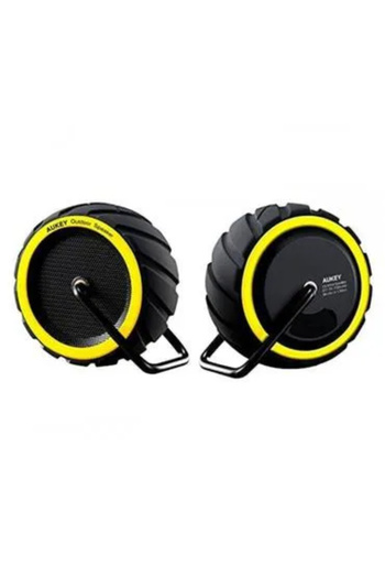 AUKEY OKI Wheel-Shaped Waterproof and Shockproof Bluetooth Speaker - Yellow