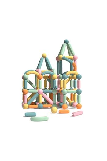 OEM Magnetic Construction Set 3D, Sticks Building, 54 pieces, multicolor
