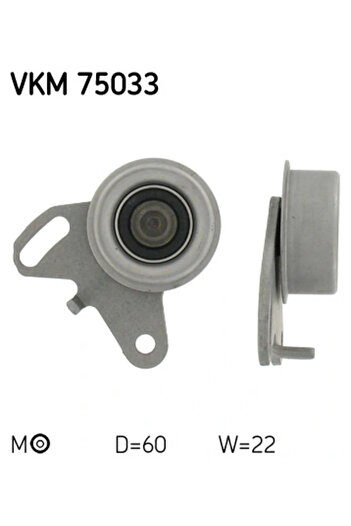 SKF Timing belt tensioner pulley MITSUBISHI CORDIA (A21_A AB AC) 1984-1989