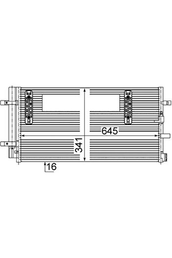 MAHLE Air conditioning condenser AUDI A4 Allroad B8 (8KH) 2009-2016