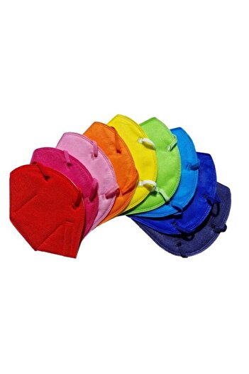 THK Red FFP2 mask, model AD-1001, 5 layers, individually wrapped