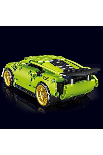 OEM Set racing car construction kit, Pull Back system, easy instructions, interactive toy for kids, Gree