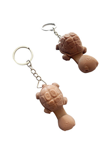 Flipped Cute Turtle Keychain with Phone Holder Gift Hobby